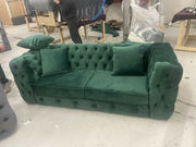 Myfitin Ambassador 3 seater sofa in Green Colour