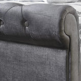 MyFitin Chesterfield Sleigh Bed (Bespoke) - Myfitin Furniture