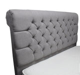 MyFitin Chesterfield Sleigh Bed (Bespoke) - Myfitin Furniture