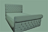 MyFitin Chesterfield Sleigh Bed (Bespoke) - Myfitin Furniture