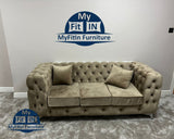 Myfitin Chesterfield Sofa in Baige Colour - Myfitin Furniture