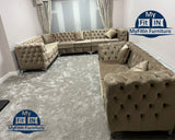 Myfitin Chesterfield Sofa in Baige Colour - Myfitin Furniture