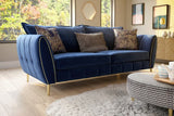 Myfitin Gibson 3 seater sofa in plush velvet - Myfitin Furniture