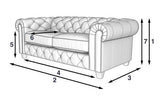MyFitin Henrie 3 Seater Sofa - Myfitin Furniture