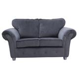 Myfitin Victoria soft velvet fixed back 3+2 seater sofa in grey (Bespoke) - Myfitin Furniture